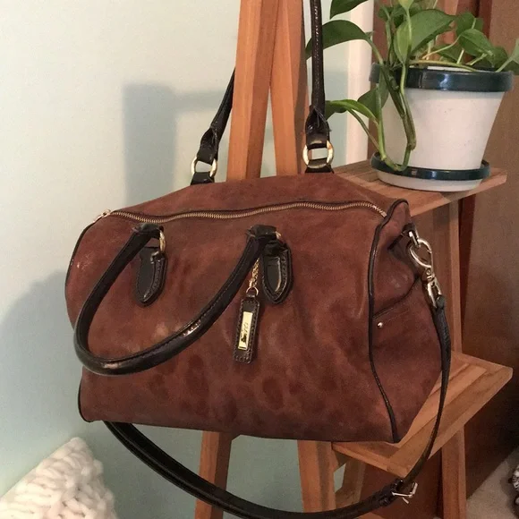 NWOT RARE Cole Haan leather satchel